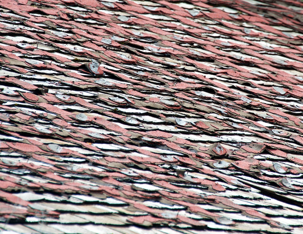 Red roof with nails